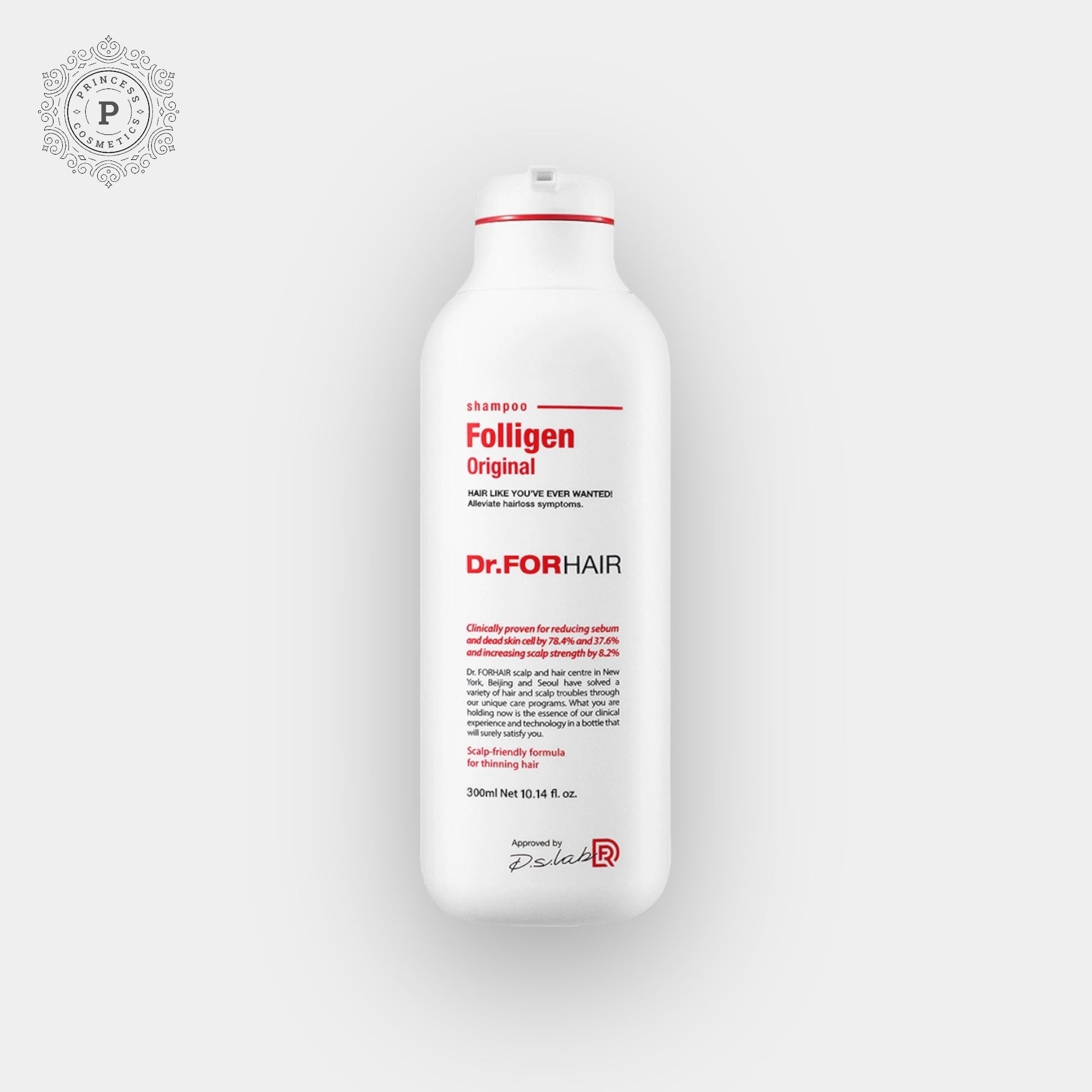 DR.FORHAIR Folligen Original Shampoo 500ml. د. فورهير فوليجن شامبو أصلي 500 مل - Princess Cosmetics Qatar