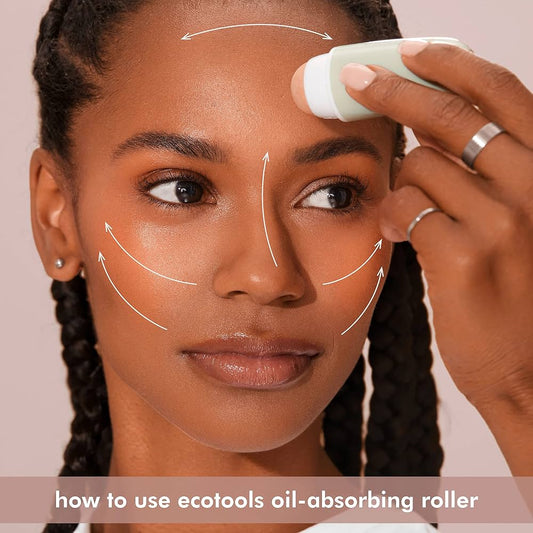 Eco Tools Reusable Oil-Absorbing Roller Mattifying Stone إيكو تولز – رولر حجر مطفّي قابل لإعادة الاستخدام لامتصاص الزيوت - Princess Cosmetics Qatar
