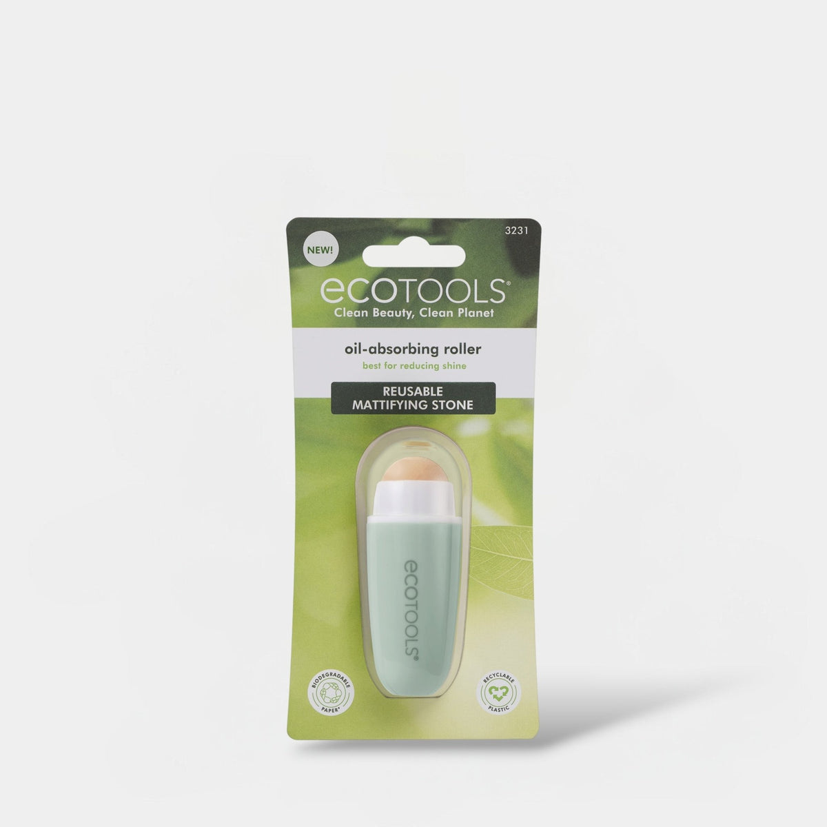 Eco Tools Reusable Oil-Absorbing Roller Mattifying Stone إيكو تولز – رولر حجر مطفّي قابل لإعادة الاستخدام لامتصاص الزيوت - Princess Cosmetics Qatar