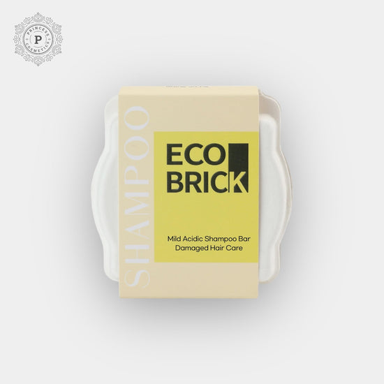 EcoBrick Mild Acidic Shampoo Bar – Damaged Hair Care شامبو إيكوبريك الحامضي الخفيف للعناية بالشعر التالف - Princess Cosmetics Qatar