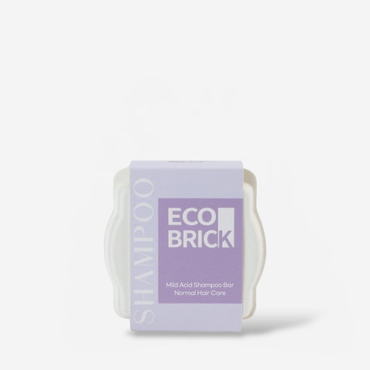 EcoBrick Mild Acidic Shampoo Bar - Normal Hair Care. شامبو إيكوبريك الحامضي الخفيف للعناية بالشعر العادي - Princess Cosmetics Qatar
