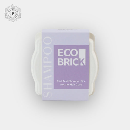 EcoBrick Mild Acidic Shampoo Bar - Normal Hair Care. شامبو إيكوبريك الحامضي الخفيف للعناية بالشعر العادي - Princess Cosmetics Qatar