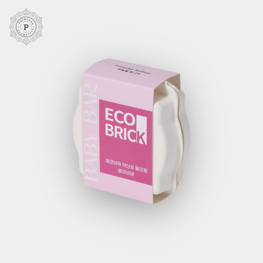 EcoBrick Mild Acidic Solid Bar – Baby Body Wash Care. اكو برك قالب صلب حمضي خفيف – العناية بغسول جسم الطفل - Princess Cosmetics Qatar