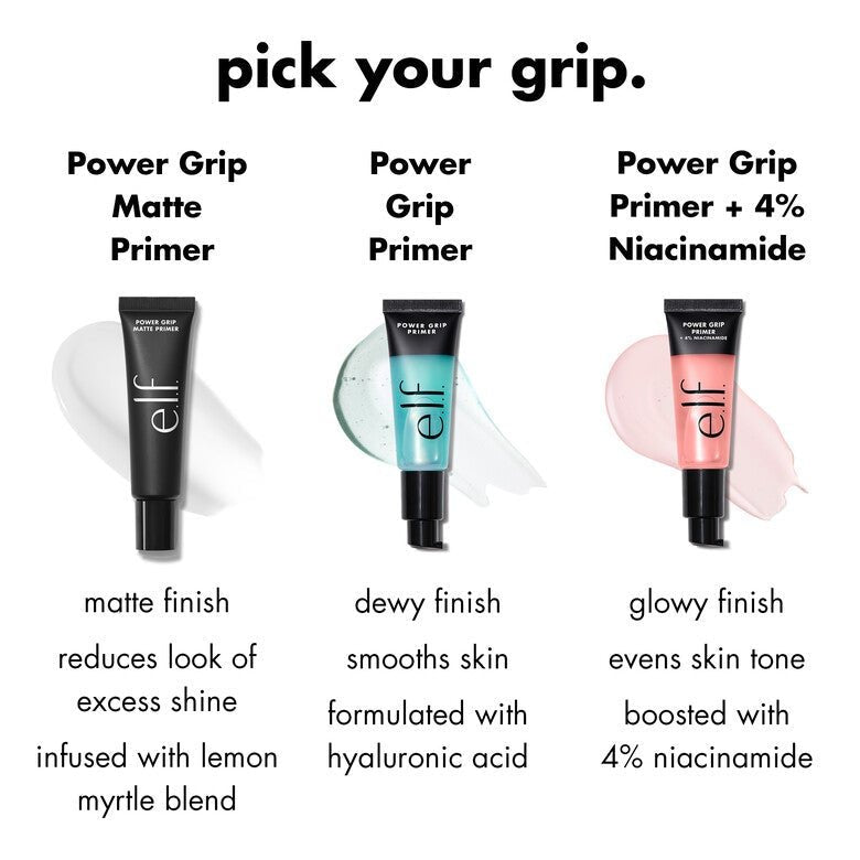 elf Cosmetics Power Grip Matte Primer 26ml برايمر باور جريب مات من إيلف كوزمتكس - Princess Cosmetics Qatar