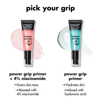 elf Cosmetics Power Grip Primer + Niacinamide 24ml. برايمر باور جريب من إيلف كوزماتيكس + نياسيناميد 24 مل - Princess Cosmetics Qatar