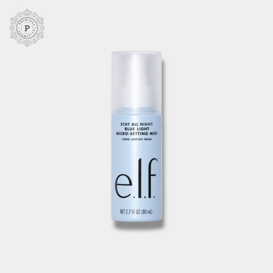 elf Cosmetics Stay All Night Blue Light Micro - Fine Setting Mist 80ml قزم مستحضرات التجميل البقاء طوال الليل رذاذ الإعداد الصغير للضوء الأزرق - Princess Cosmetics Qatar