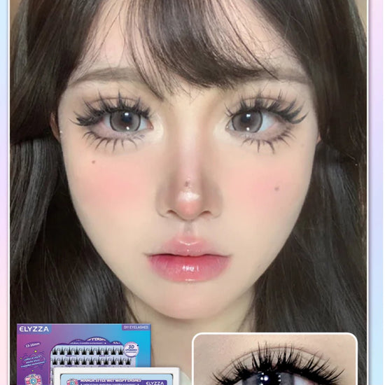 Elyzza 3D Effect Manga Volume False Eyelashes إليزا 3D تأثير مانغا حجم الرموش الصناعية - Princess Cosmetics Qatar