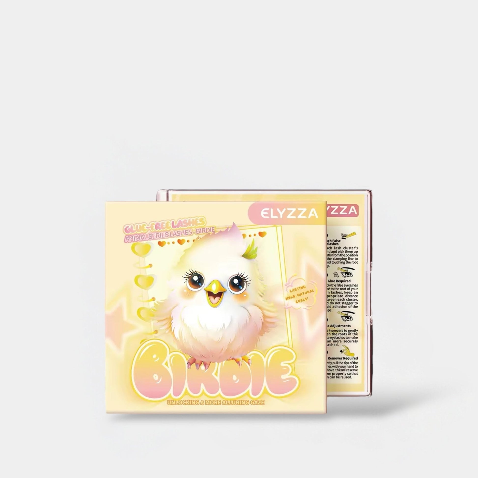 Elyzza Birdie Glue - Free False Eyelashes رموش إليزا بيردي الصناعية الخالية من الغراء - Princess Cosmetics Qatar