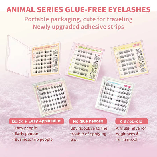 Elyzza Birdie Glue - Free False Eyelashes رموش إليزا بيردي الصناعية الخالية من الغراء - Princess Cosmetics Qatar