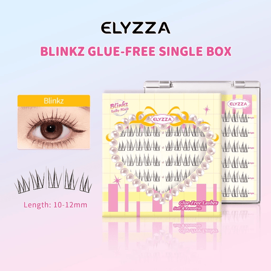 Elyzza Blinkz Glue-Free False Eyelashes رموش صناعية خالية من الغراء من إليزا بلينكز - Princess Cosmetics Qatar