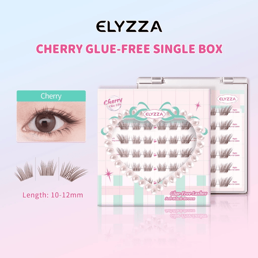 Elyzza Cherry Glue - Free False Eyelashes رموش إليزا شيري الصناعية الخالية من الغراء - Princess Cosmetics Qatar