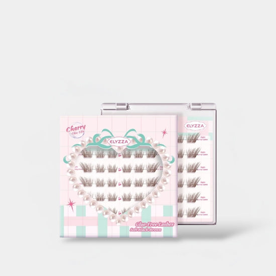 Elyzza Cherry Glue - Free False Eyelashes رموش إليزا شيري الصناعية الخالية من الغراء - Princess Cosmetics Qatar