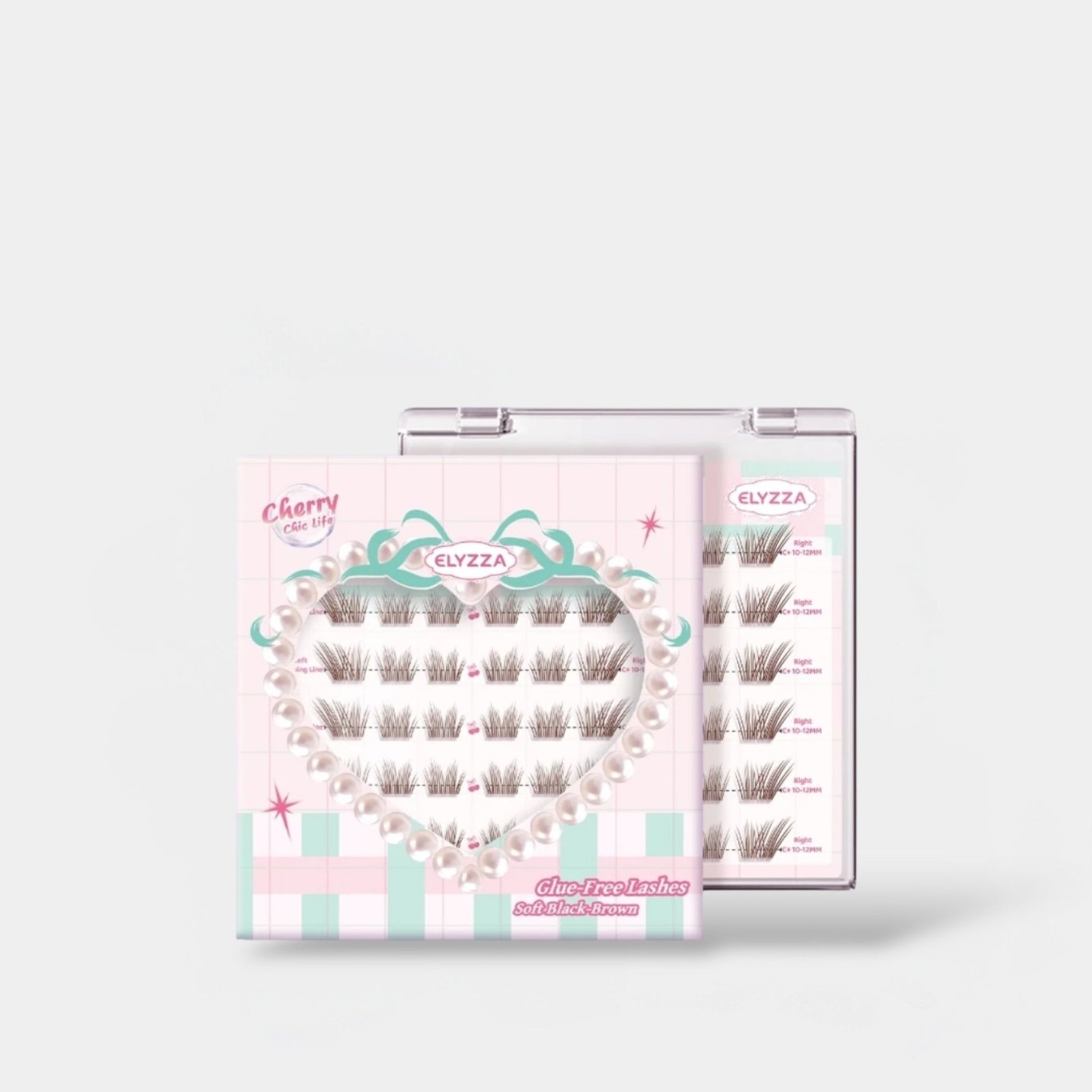Elyzza Cherry Glue - Free False Eyelashes رموش إليزا شيري الصناعية الخالية من الغراء - Princess Cosmetics Qatar