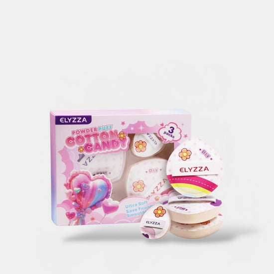 Elyzza Cotton Candy Puff Set مجموعة حلوى القطن إليزا - Princess Cosmetics Qatar