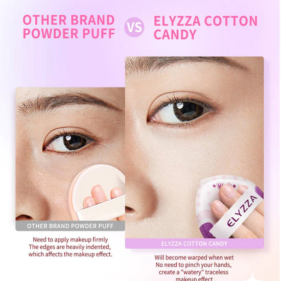 Elyzza Cotton Candy Puff Set مجموعة حلوى القطن إليزا - Princess Cosmetics Qatar
