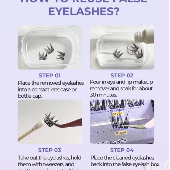 Elyzza Daisy Lashes Round Eyes False Eyelashes رموش إليزا ديزي للعيون المستديرة والرموش الصناعية - Princess Cosmetics Qatar