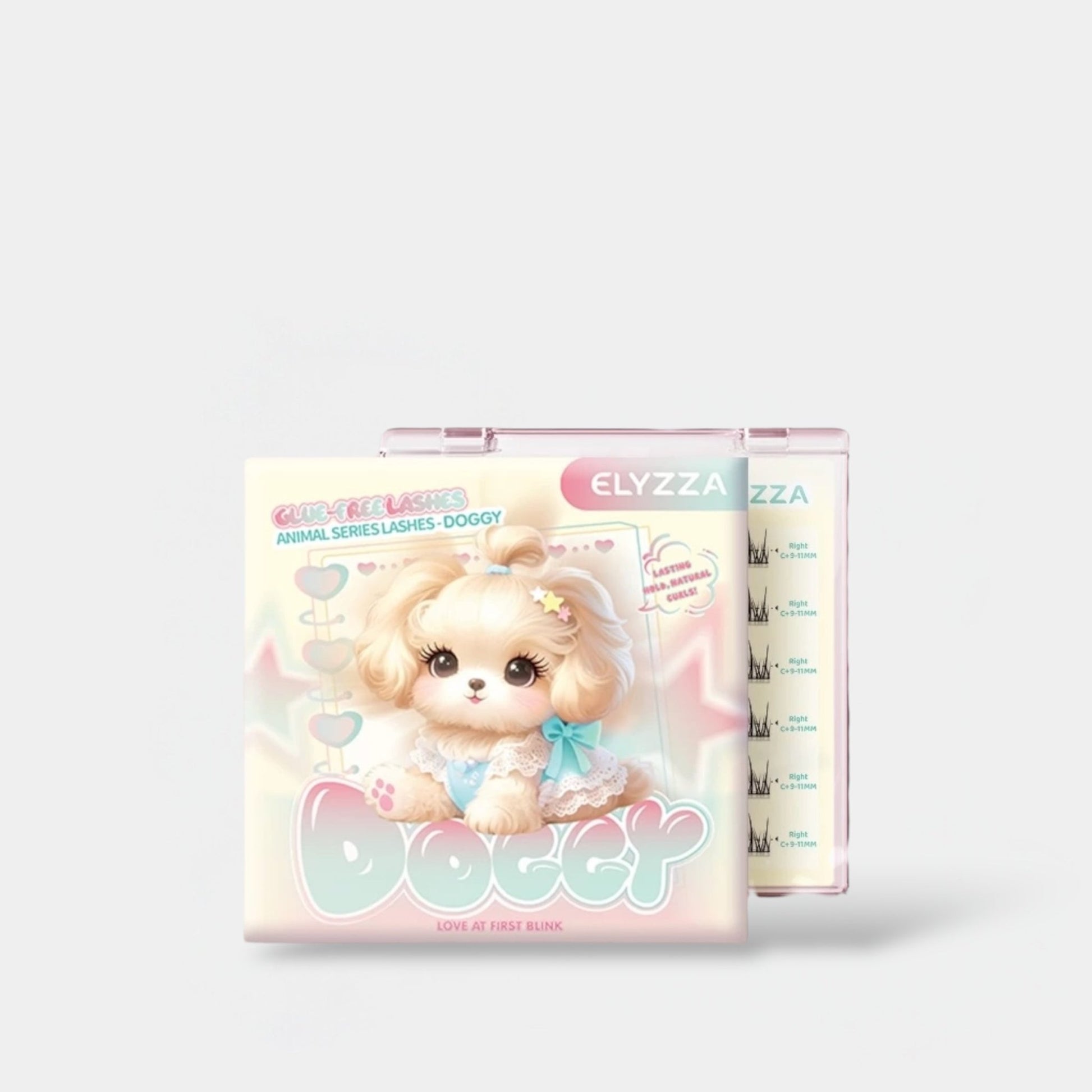 Elyzza Doggy Glue - Free False Eyelashes رموش إليزا دوجي الصناعية الخالية من الغراء - Princess Cosmetics Qatar