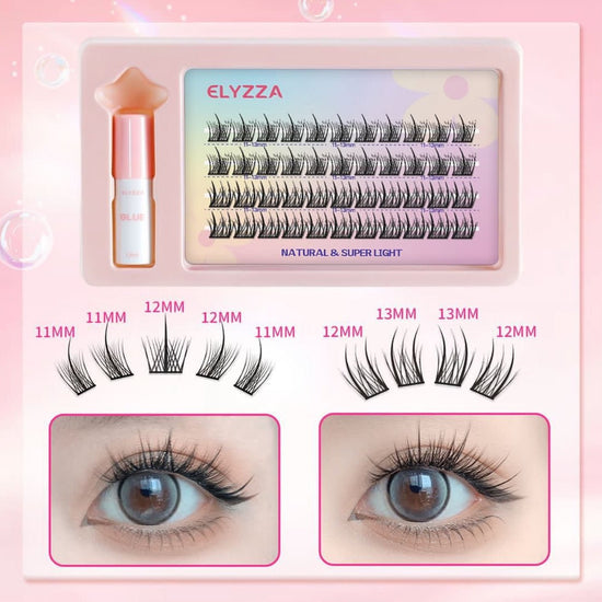 Elyzza Enjoy Enchanting Eyes False Eyelashes. إليزا استمتع بعيون ساحرة رموش صناعية - Princess Cosmetics Qatar