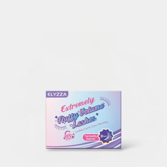 Elyzza Extremely Fluffy Volume Eyelashes MINI (18 Clusters) رموش إليزا فائقة الكثافة والكثافة - Princess Cosmetics Qatar