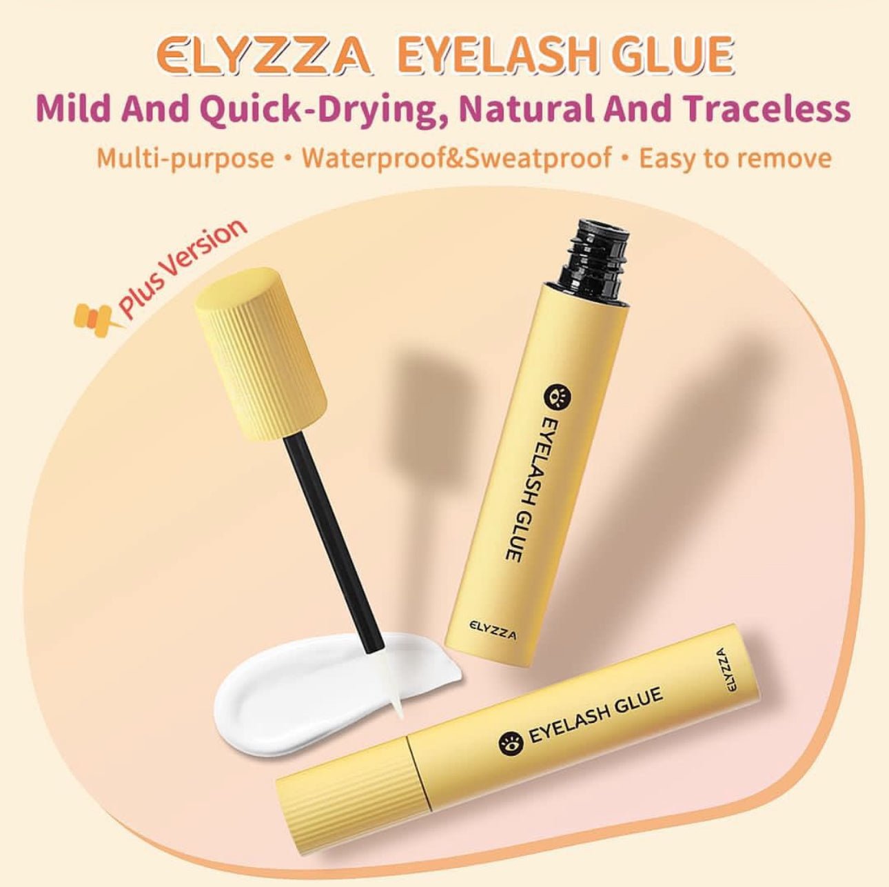 Elyzza Eyelash Glue 4.5ml. إليزا رمش الغراء - Princess Cosmetics Qatar