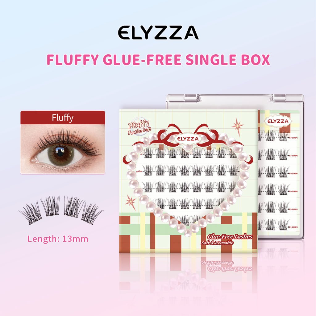 Elyzza Fluffy Glue-Free False Eyelashes رموش إليزا الصناعية الرقيقة الخالية من الغراء - Princess Cosmetics Qatar