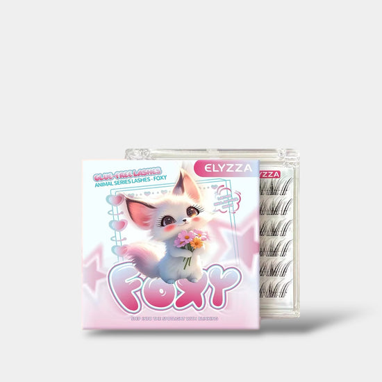 Elyzza Foxy Glue - Free False Eyelashes رموش إليزا فوكسي الصناعية الخالية من الغراء - Princess Cosmetics Qatar