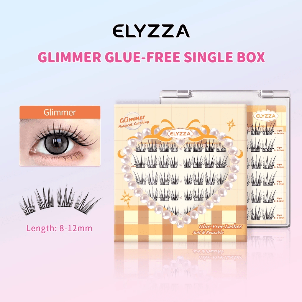 Elyzza Glimmer Glue-Free False Eyelashes رموش صناعية إليزا جليمر خالية من الغراء - Princess Cosmetics Qatar