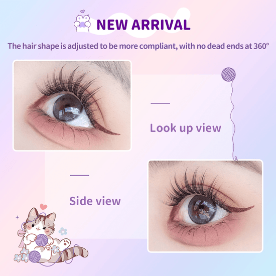 Elyzza Kitty Paws Sparkling Eyelashes. إليزا كيتي الكفوف الرموش البراقة - Princess Cosmetics Qatar