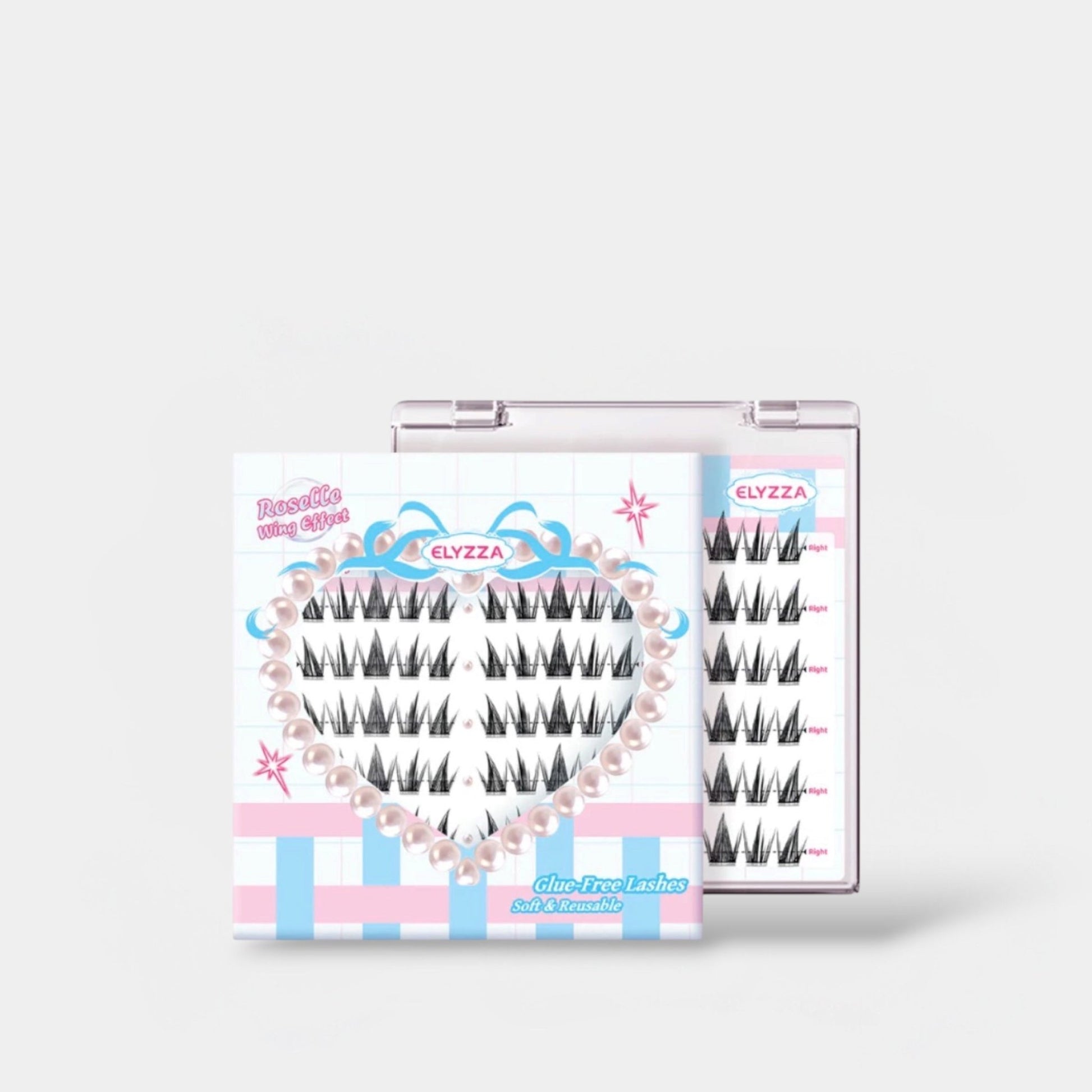 Elyzza Roselle Glue-Free False Eyelashes رموش صناعية خالية من الغراء من إليزا روزيل - Princess Cosmetics Qatar