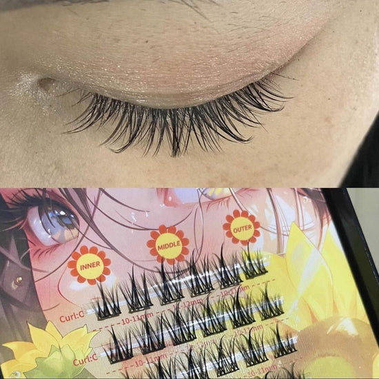 Elyzza Sunflower False Eyelashes. إليزا عباد الشمس الرموش الصناعية - Princess Cosmetics Qatar