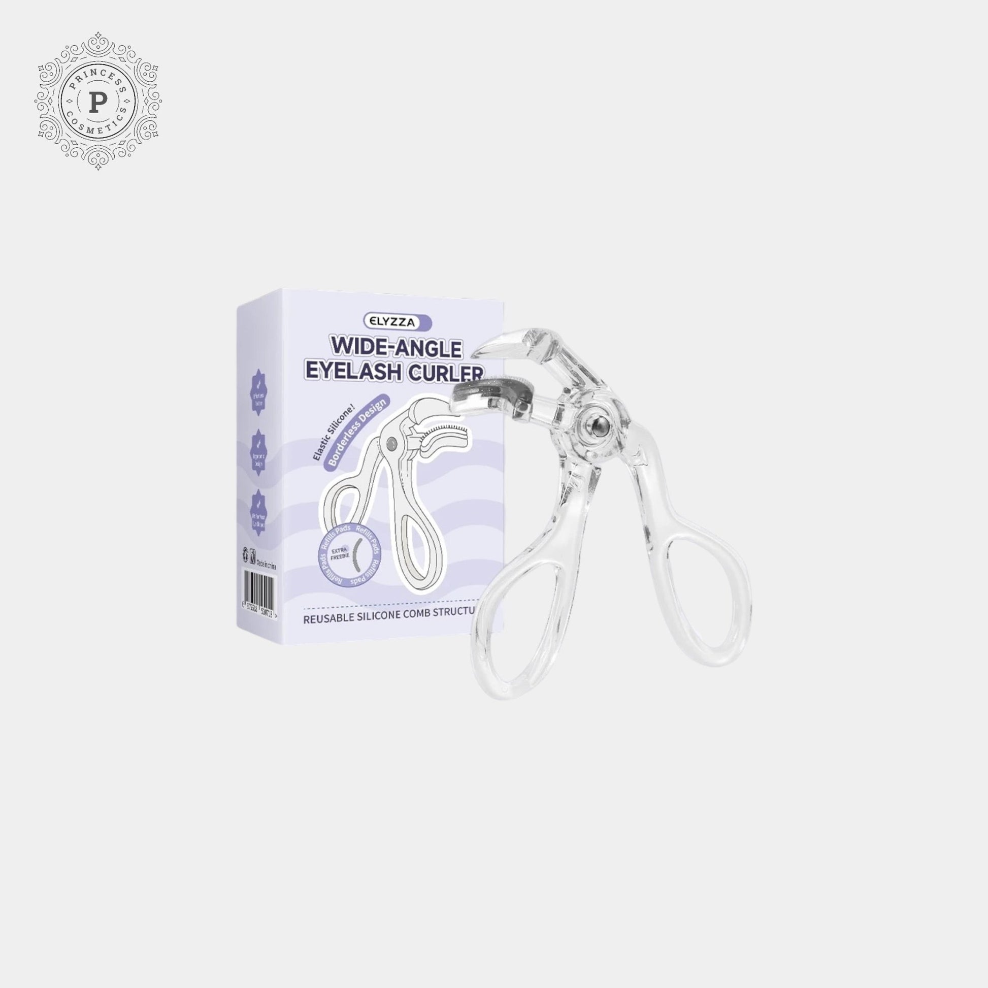 Elyzza Wide - Angle Eyelash Curler أداة تجعيد الرموش بزاوية عريضة من إليزا - Princess Cosmetics Qatar