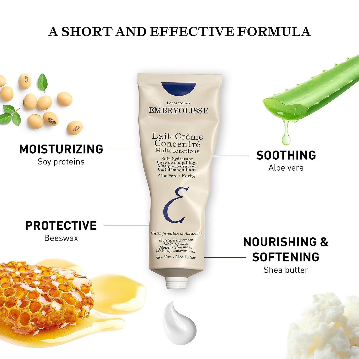 Embryolisse Lait - Crème Concentré 75ml - Renewed. امبريوليس كريم لايت مركز 75 مل - متجدد - Princess Cosmetics Qatar