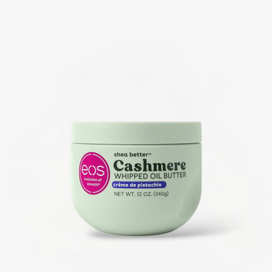 eos shea better Cashmere Whipped Oil Butter - Creme de Pistachio 283g زبدة زيت الشيا المخفوقة من إيوس شيا بيتر كشمير - كريمة الفستق - Princess Cosmetics Qatar