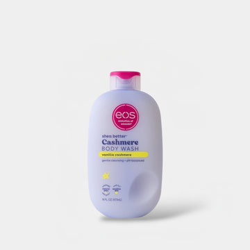 eos Shea Butter Cashmere Body Wash - Vanilla Cashmere 473ml غسول الجسم بزبدة الشيا والكشمير من إي أو إس - فانيليا وكشمير - Princess Cosmetics Qatar