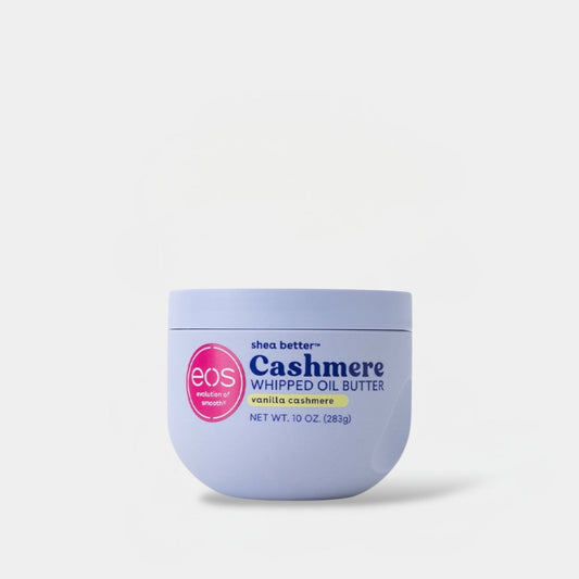 eos shea butter Cashmere Whipped Oil Butter - Vanilla Cashmere 283g زبدة الشيا من إي أو إس، زبدة زيت الكشمير المخفوقة - فانيليا كشمير - Princess Cosmetics Qatar
