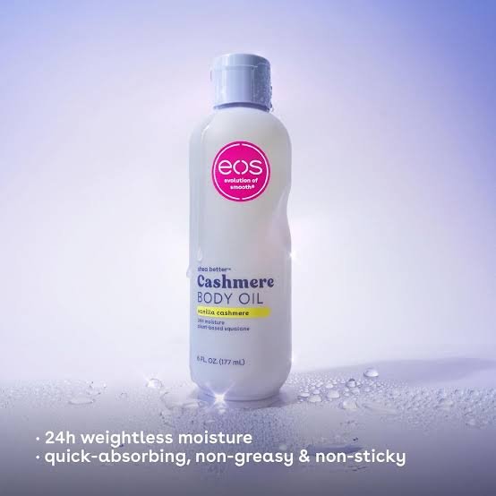 eos Vanilla Cashmere Body Oil 177ml زيت الجسم بالفانيليا والكشمير من إيوس - Princess Cosmetics Qatar