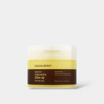 Eqqualberry Collagen Glow Up Gel Toner (60 Pads) تونر جل الكولاجين المتوهج من إيكوالبيري - Princess Cosmetics Qatar