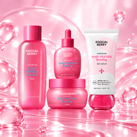 EQQUALBERRY NAD+ Peptide Boosting Bundle (4pcs) إيكوالبيري مجموعة تعزيز الببتيدات +NAD - Princess Cosmetics Qatar
