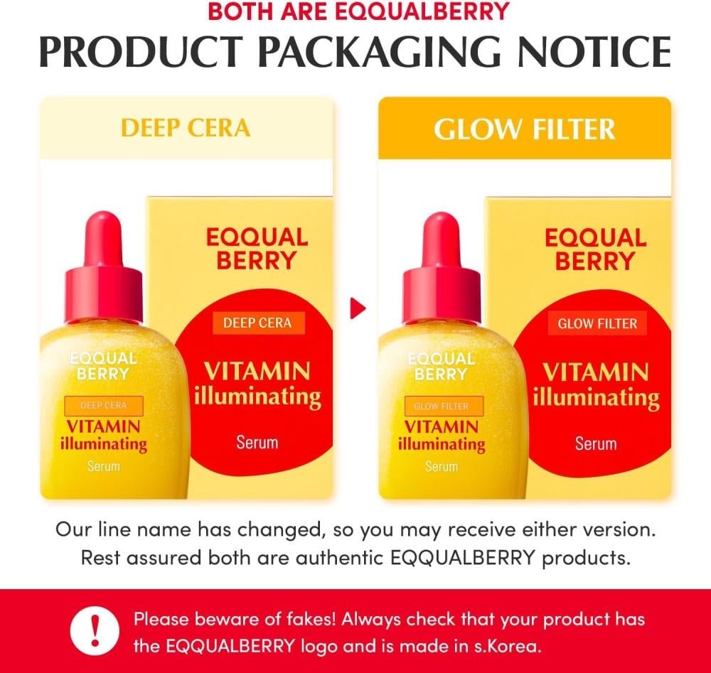 Eqqualberry Vitamin Illuminating Serum 30ml مصل إيكوالبيري فيتامين مضيء - Princess Cosmetics Qatar