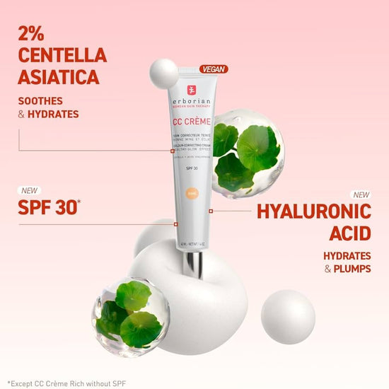 Erborian CC Cream Asian Centella SPF30 40ml كريم أربوريان CC الآسيوي كينتيللا SPF30 - Princess Cosmetics Qatar