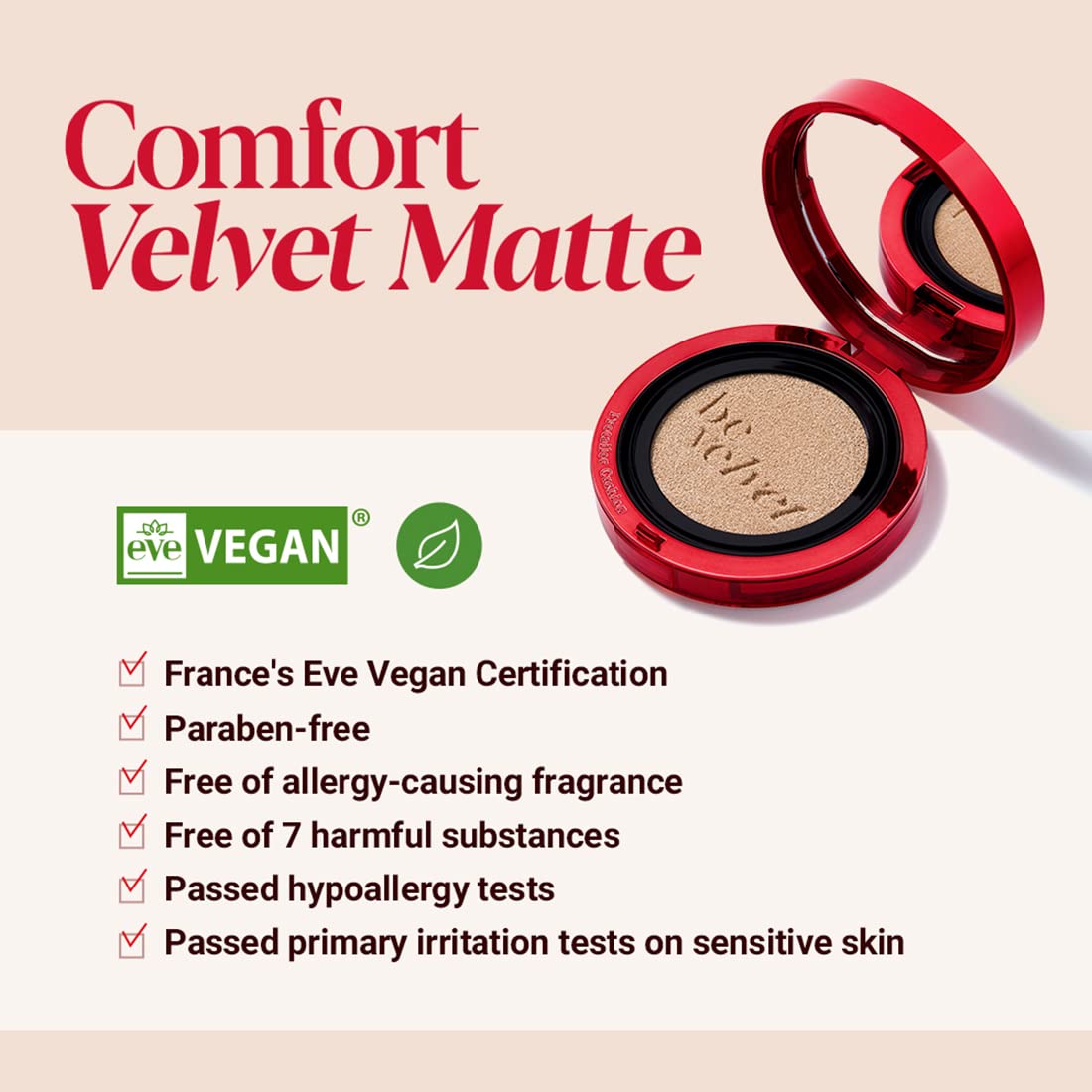 espoir Pro Tailor Be Velvet No Cover Cushion Set (13g + Refill 13g) طقم غطاء وسادة مخملي من إسبوير برو تايلور بي (13 جرامًا + عبوة إعادة تعبئة 13 جرامًا) - Princess Cosmetics Qatar