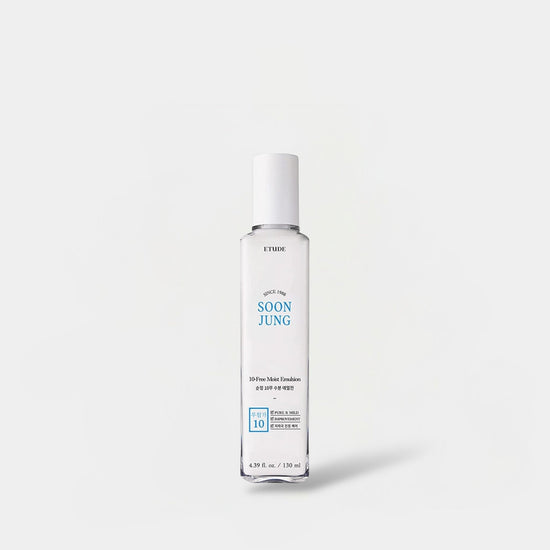 Etude House Soon Jung 10 - Free Moist Emulsion 130ml مستحلب ترطيب سون جونغ خالٍ من 10 مواد من إيتود هاوس - Princess Cosmetics Qatar