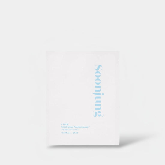 Etude House Soon Jung Sheet Mask Panthensoside (1 Sheet) إتود هاوس سون جونغ قناع ورقي بانثينسوسايد - Princess Cosmetics Qatar