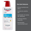 Eucerin Daily Hydration Lotion SPF15 500ml لوشن يوسيرين للترطيب اليومي بعامل حماية من الشمس 15 - Princess Cosmetics Qatar