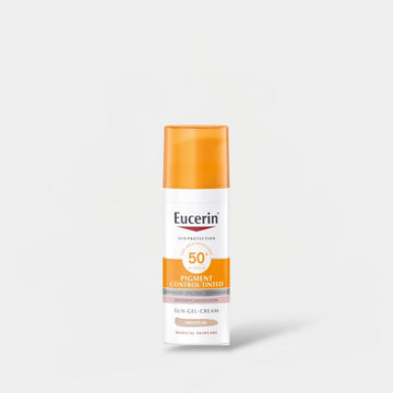 Eucerin Pigment Control Sun Fluid SPF 50+ 50ml سائل الحماية من الشمس للتحكم في تصبغات البشرة من يوسيرين - Princess Cosmetics Qatar