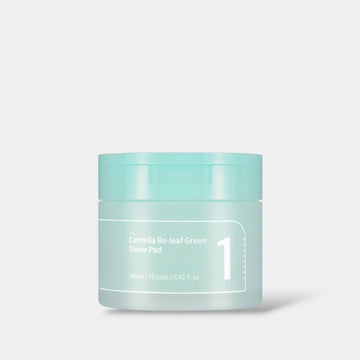 (EXPIRY: 04 - 09/2026) Numbuzin No.1 Centella Re - leaf Green Toner Pad (70 Pads) وسادة تونر خضراء قابلة لإعادة الأوراق من نومبوزين رقم 1 - Princess Cosmetics Qatar