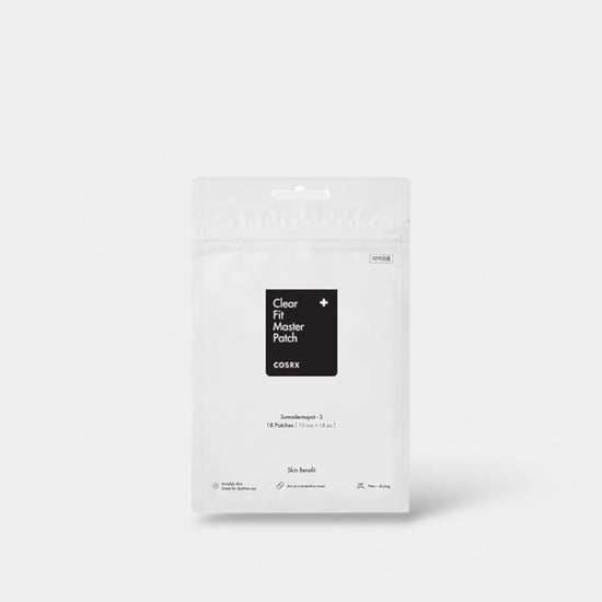 (EXPIRY: 05 - 06/2026) Cosrx Clear Fit Master Patch (18 Patches). كوسركس رقعات حب الشباب كلير فيت ماستر 18 لصقات - Princess Cosmetics Qatar