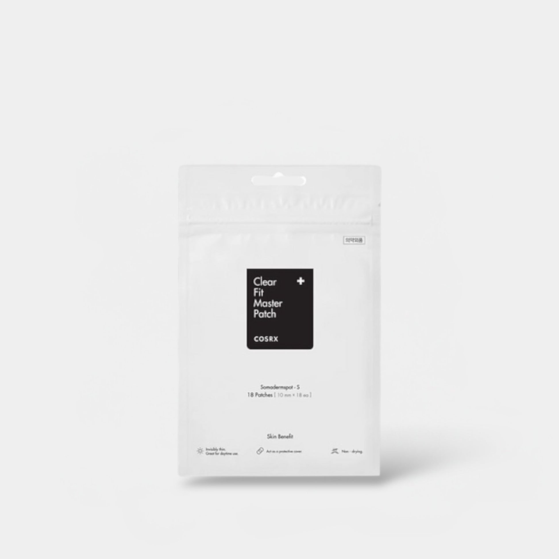 (EXPIRY: 05 - 06/2026) Cosrx Clear Fit Master Patch (18 Patches). كوسركس رقعات حب الشباب كلير فيت ماستر 18 لصقات - Princess Cosmetics Qatar