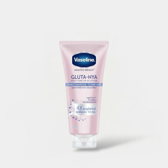 (EXPIRY: 05 - 07/2026) Vaseline Healthy Bright Gluta Hya Body UV Lotion Niacinamide Tone Up 300ml الفازلين صحي مشرق غلوتا هيا الجسم غسول الأشعة فوق البنفسجية نياسيناميد لهجة تصل - Princess Cosmetics Qatar