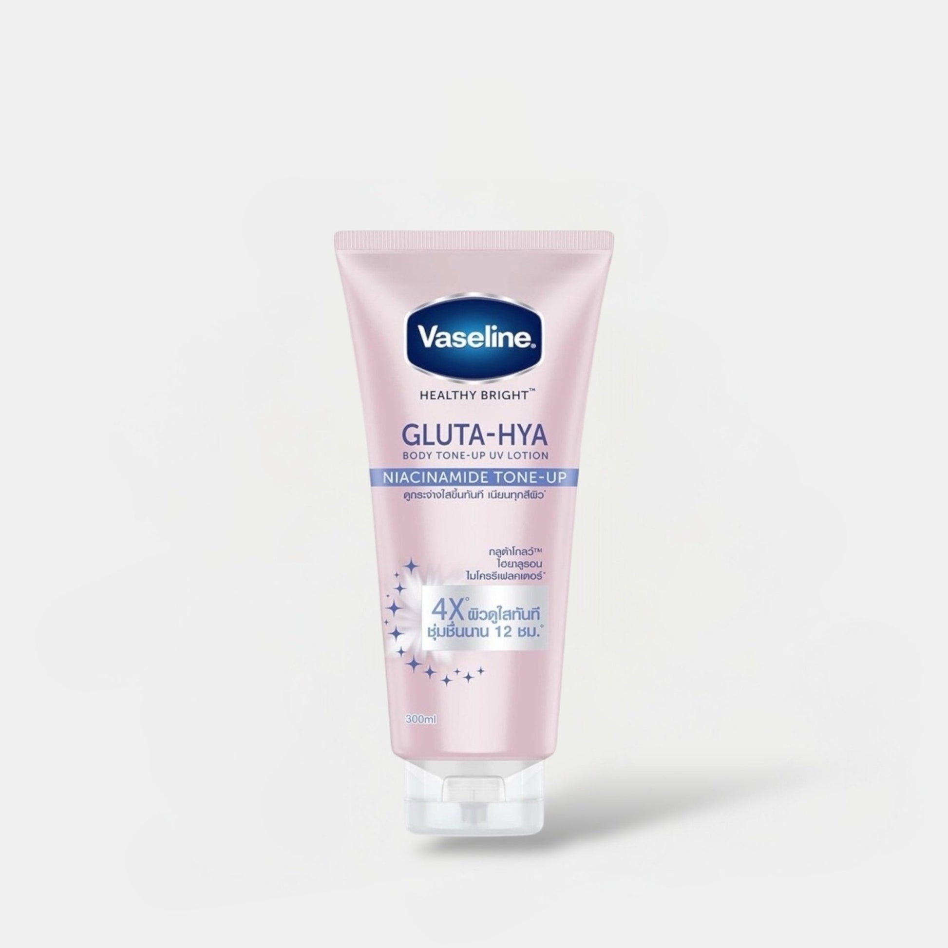 (EXPIRY: 05 - 07/2026) Vaseline Healthy Bright Gluta Hya Body UV Lotion Niacinamide Tone Up 300ml الفازلين صحي مشرق غلوتا هيا الجسم غسول الأشعة فوق البنفسجية نياسيناميد لهجة تصل - Princess Cosmetics Qatar